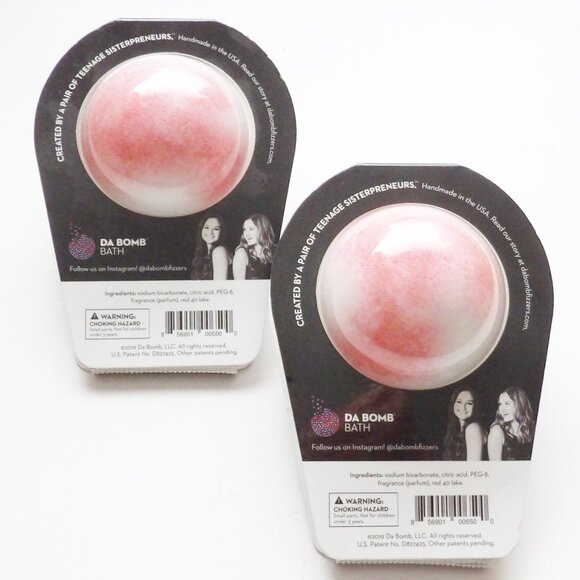 Love Bomb Da Bomb Bath Fizzer Bundle of 2 Gardenia Scented Made in USA - Picture 5 of 5